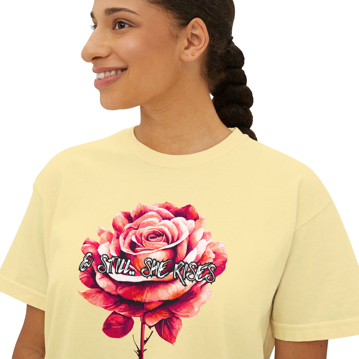 & Still I Rise Women's Boxy Tee