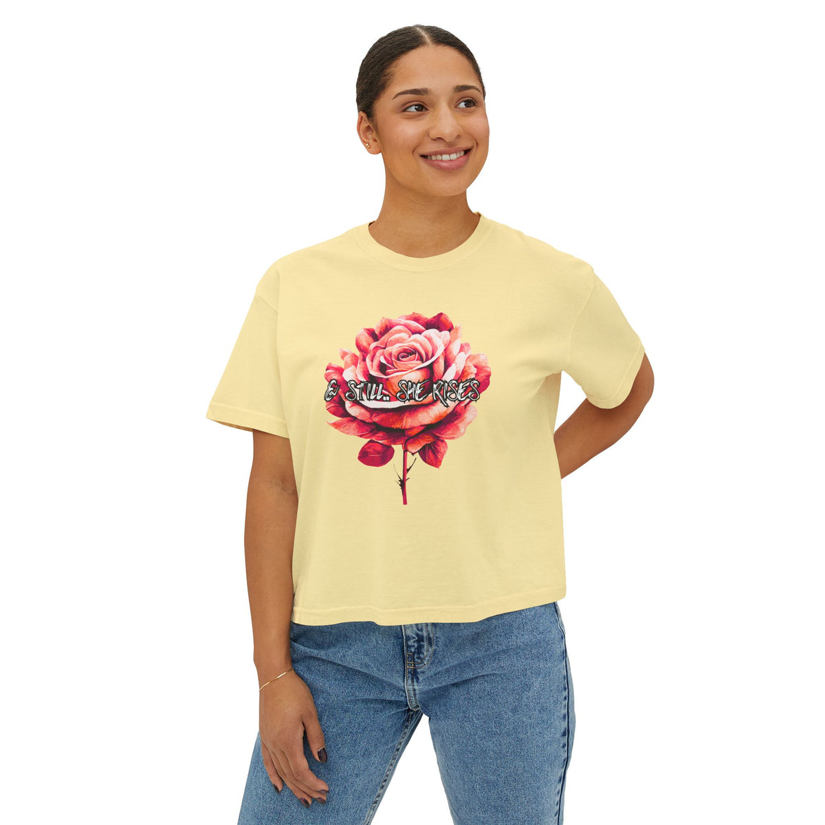 & Still I Rise Women's Boxy Tee
